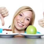Bestimmte Lebensmittel in der Diät vermeiden